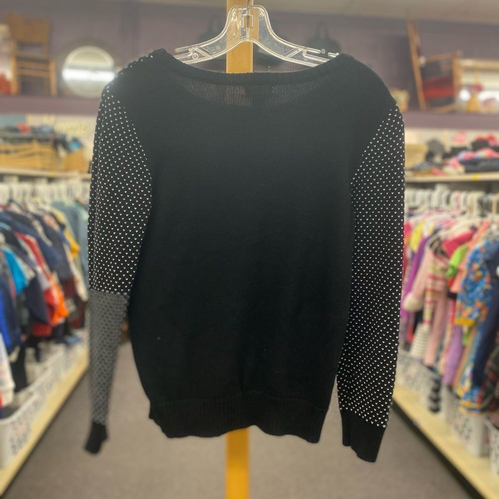 Xl Old Navy black white sweater - Picture 8 of 10